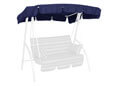 Toit balancelle 160 x 145 cm Swingtex bleu