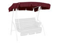 Toit balancelle 160 x 145 cm Swingtex bordeaux