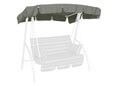 Toit balancelle 160 x 145 cm Swingtex anthracite