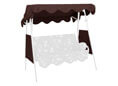 Toit balancelle 150 x 120 cm Swingtex marron