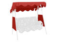 Toit balancelle 150 x 120 cm Swingtex corail