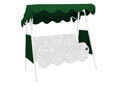 Toit balancelle 150 x 120 cm PE vert