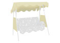 Toit balancelle 150 x 120 cm PE beige
