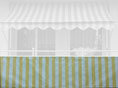 Brise-Vue 75 cm, Design jaune-blanc