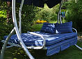 Balancelle 2 places Comfort Faro bleu