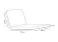 Coussin de chaise longue Style noir