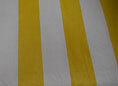 Toile de store Design janue-blanc