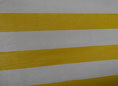 Toile de store balcon vertical jaune-blanc