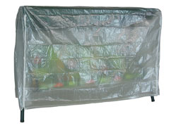 Housse balancelle 3 places transparente