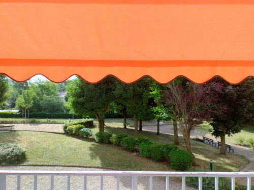Store Balcon Design uni orange Polyacrylique